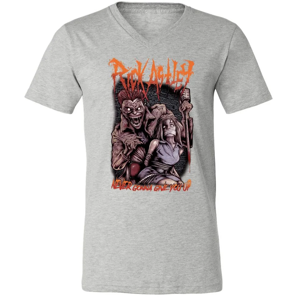 Unisex V-Neck T-Shirt - ZLYGHYQP - Athletic Heather - 7