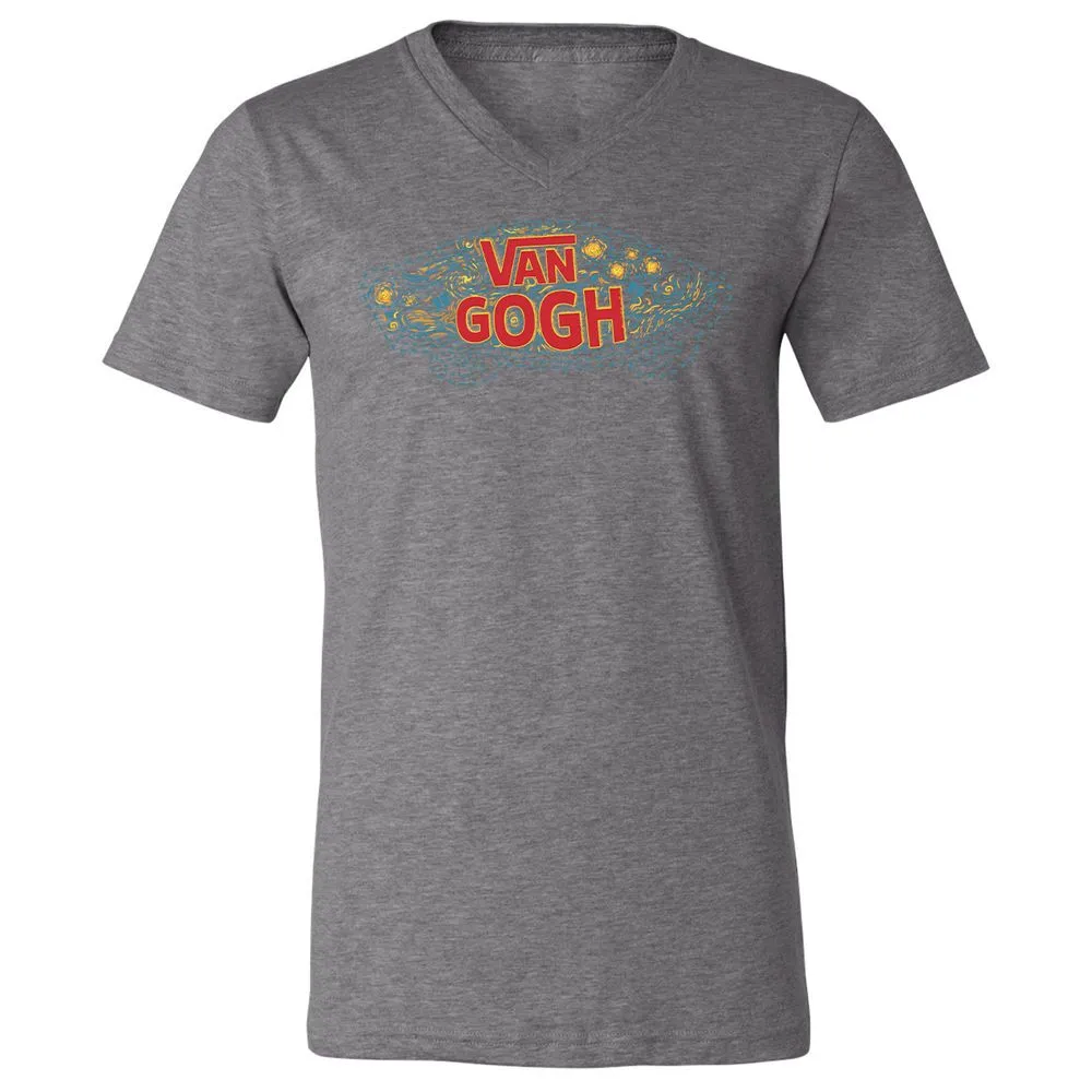 Unisex V-Neck T-Shirt - BSZAKACV - Deep Heather - 13