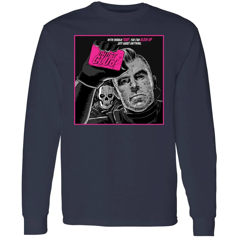 Long Sleeve T-Shirt - EWPCUMWV - Navy - 2
