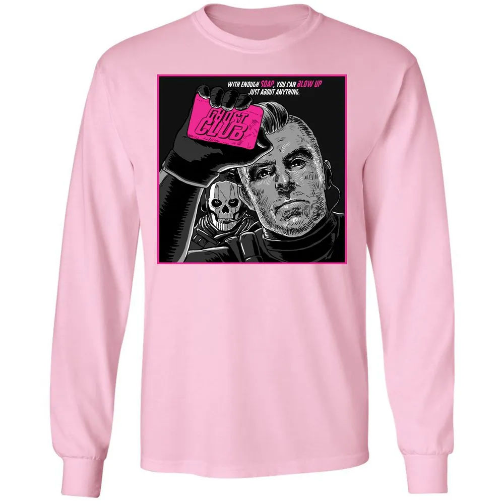 Long Sleeve T-Shirt - EWPCUMWV - Light Pink - 3