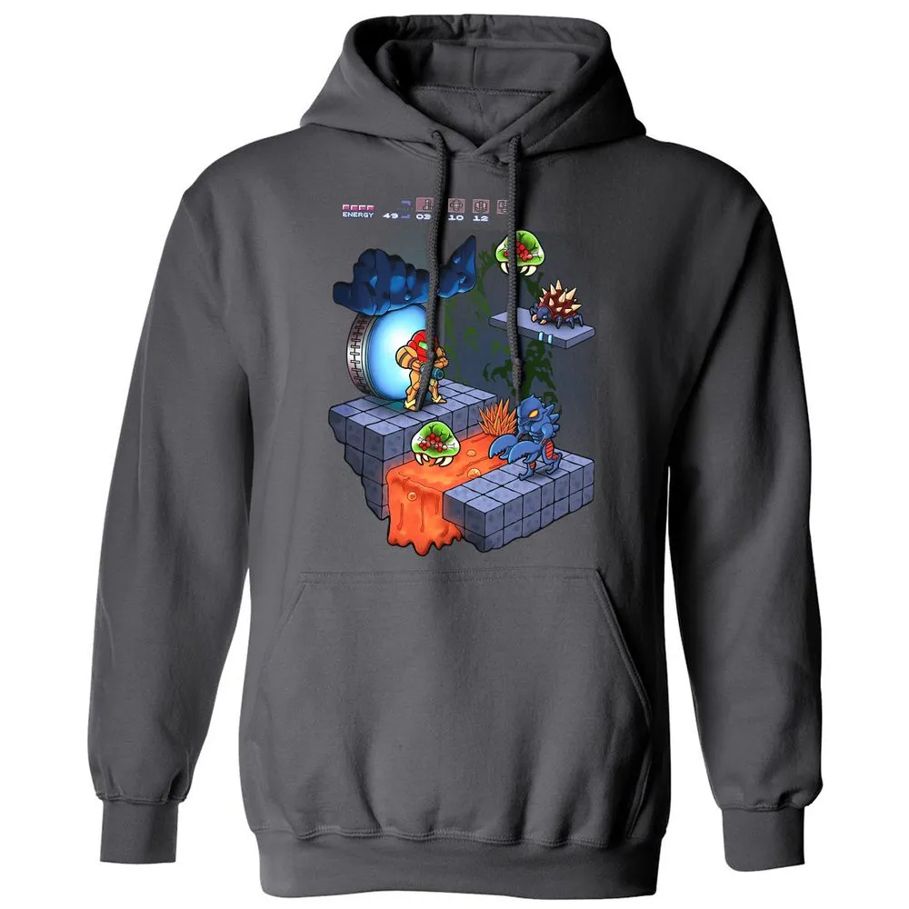 Classic Unisex Hoodie - EWH7MKDW - Charcoal - 7