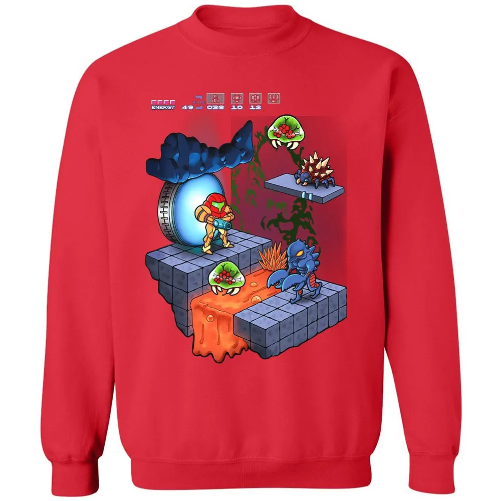 Classic Unisex Sweatshirt - 9SHFHC8N - Red - 5
