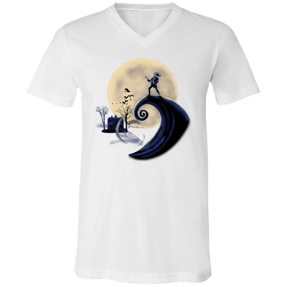 Unisex V-Neck T-Shirt - KJ6LR76A - White - 5