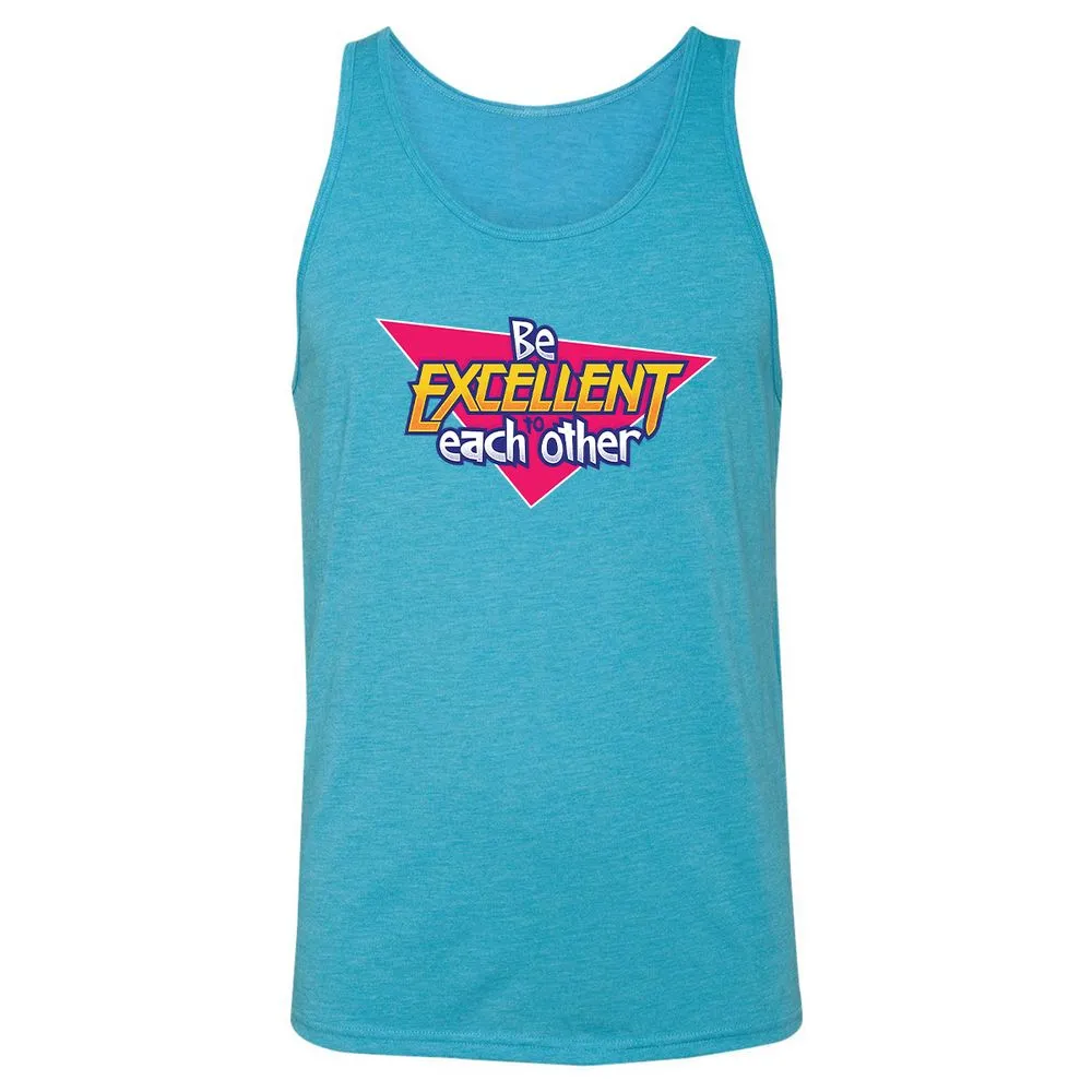 Unisex Jersey Tank - VHYRB3PQ - Aqua Triblend - 3