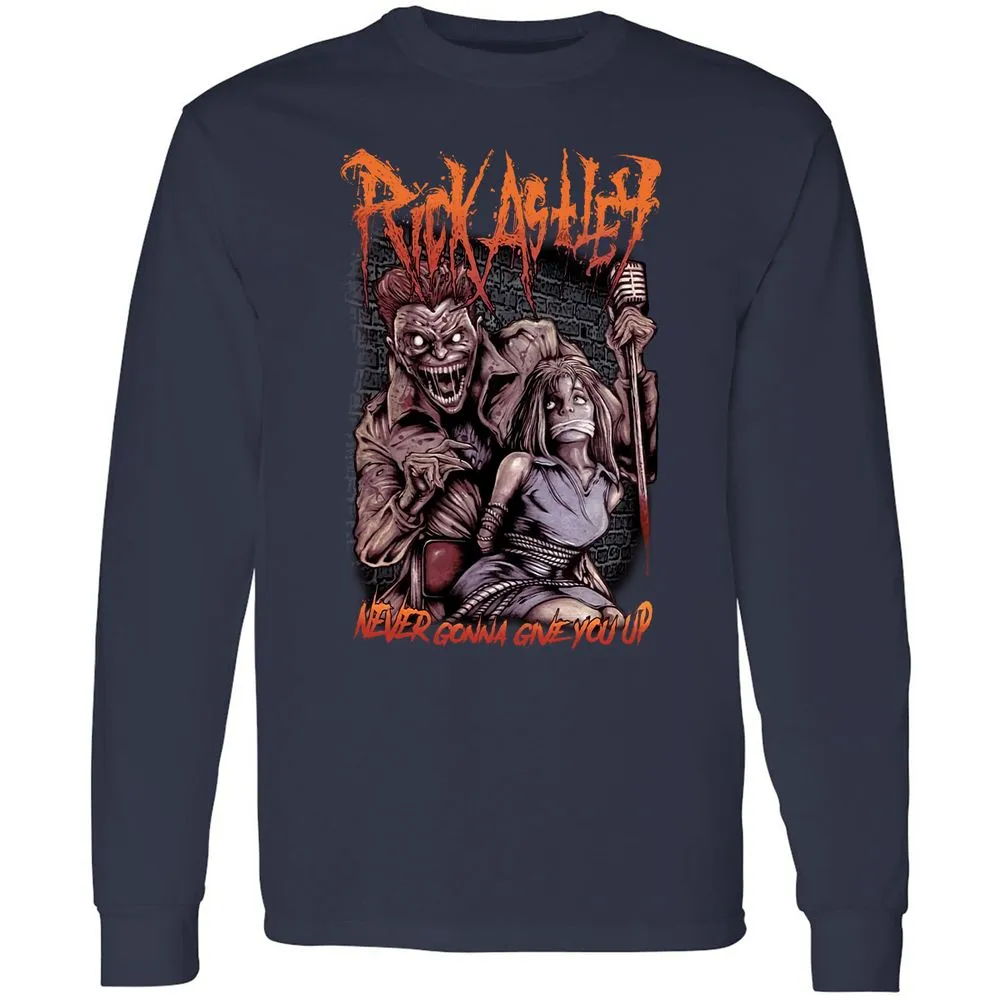 Long Sleeve T-Shirt - 4XHQL4G7 - Navy - 2