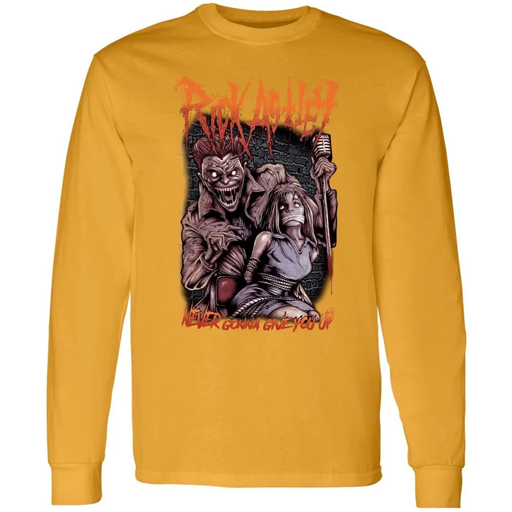 Long Sleeve T-Shirt - 4XHQL4G7 - Gold - 9