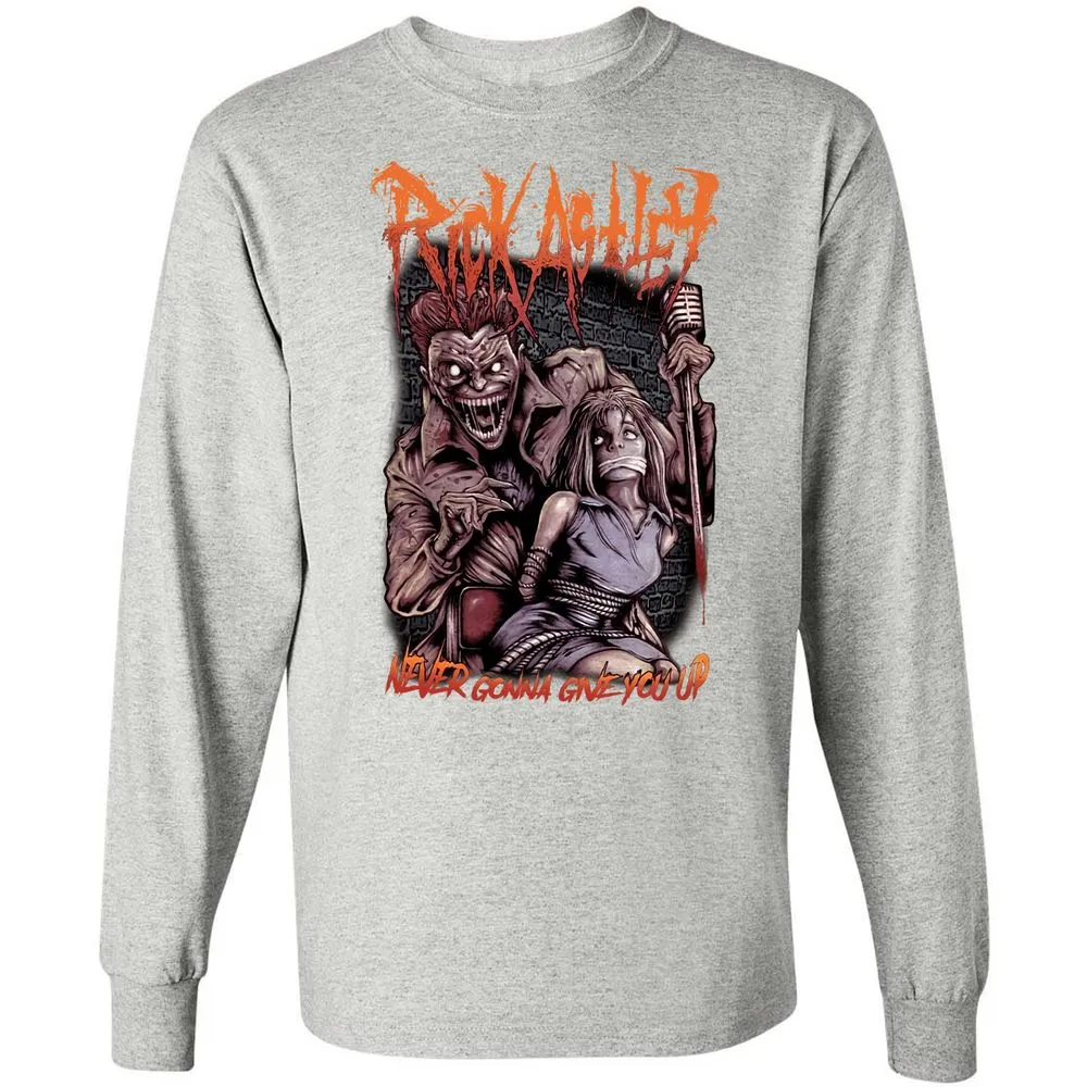 Long Sleeve T-Shirt - 4XHQL4G7 - Ash - 7