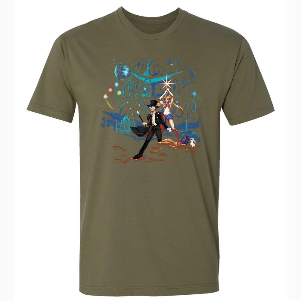 Premium Unisex T-Shirt - UWV5XP7E - Military Green - 5
