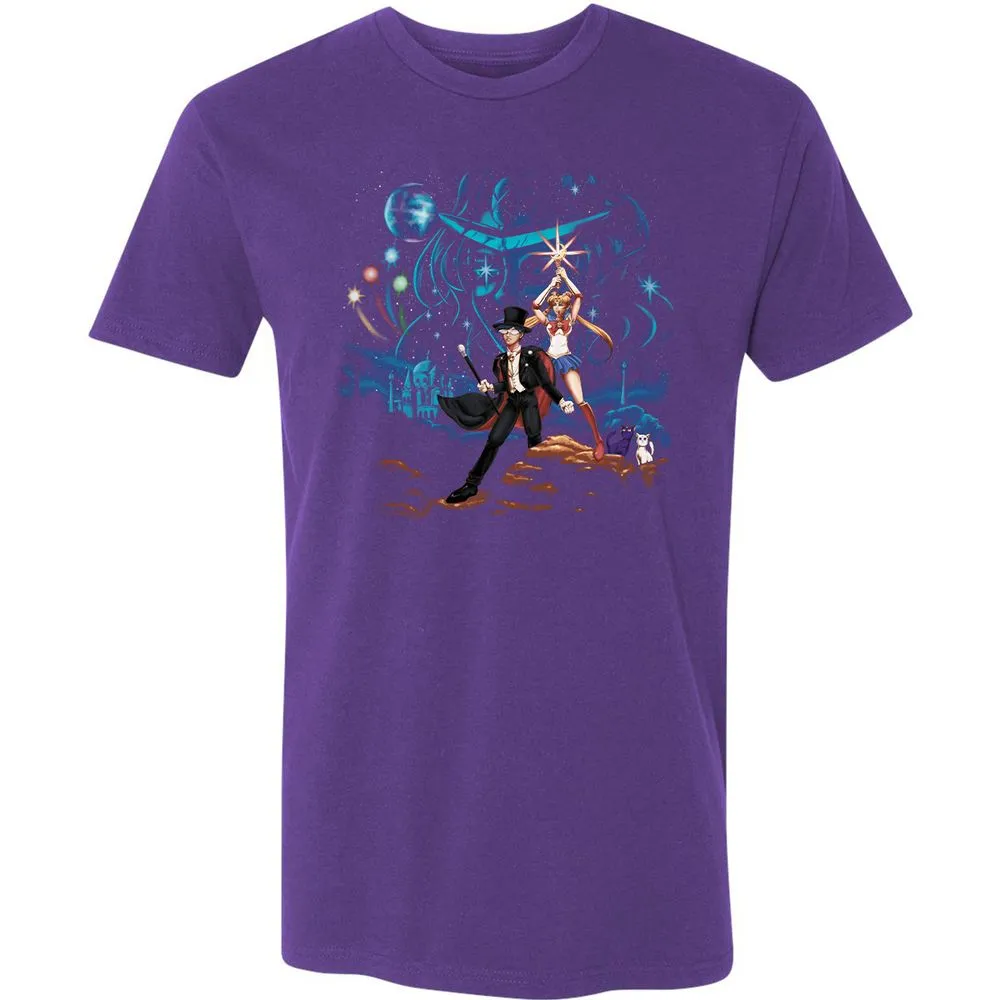 Premium Unisex T-Shirt - UWV5XP7E - Purple Rush - 7