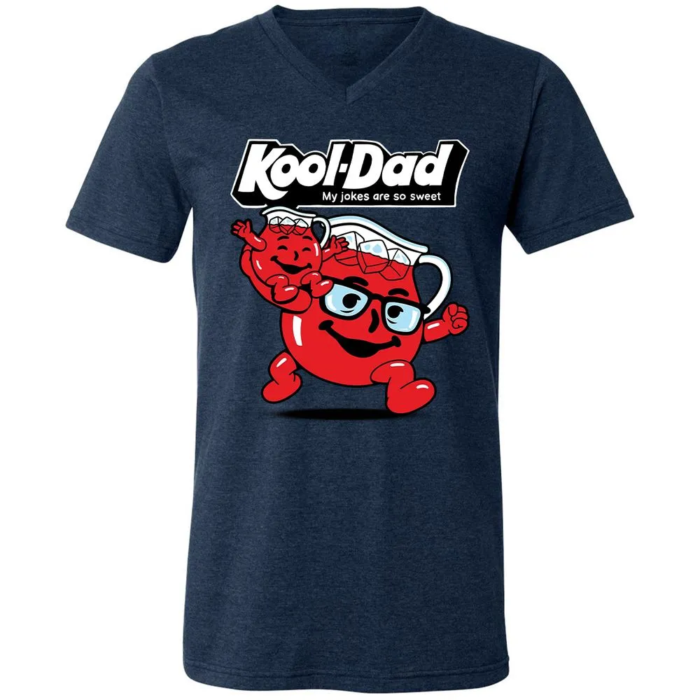 Unisex V-Neck T-Shirt - 8PN64PJ9 - Heather Navy - 15