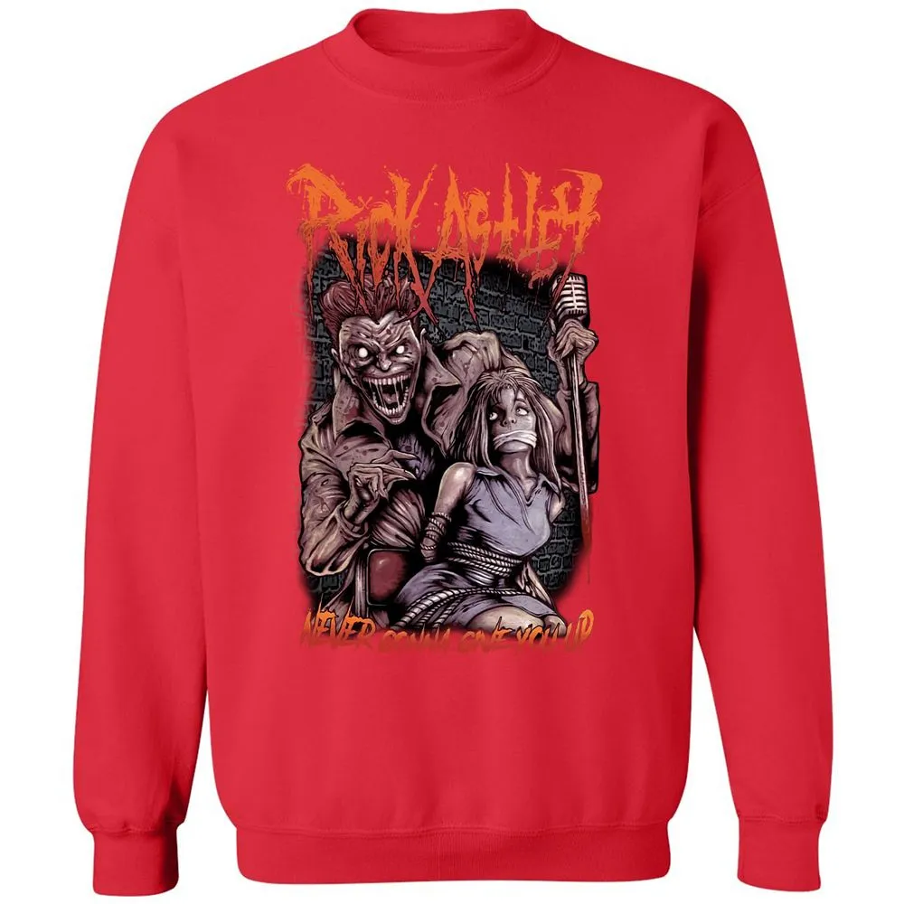 Classic Unisex Sweatshirt - AMLSCD9W - Red - 5