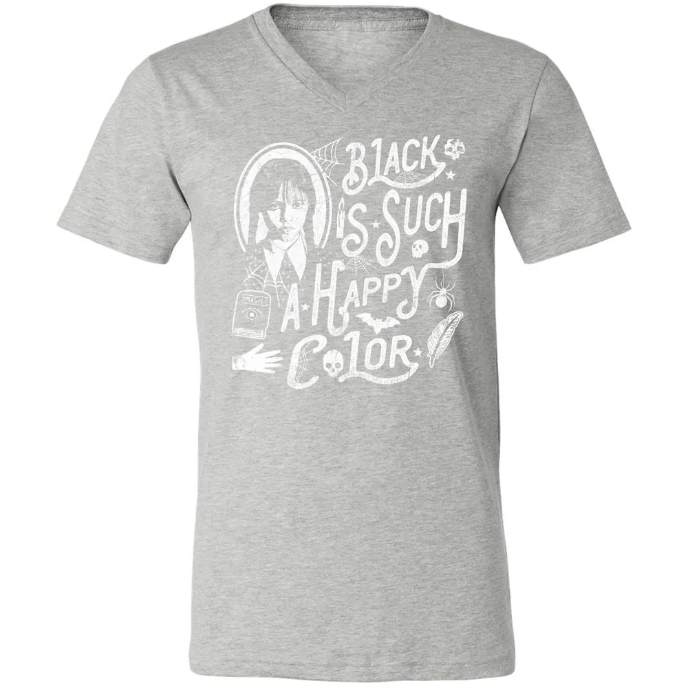 Unisex V-Neck T-Shirt - KCTQV6B5 - Athletic Heather - 7