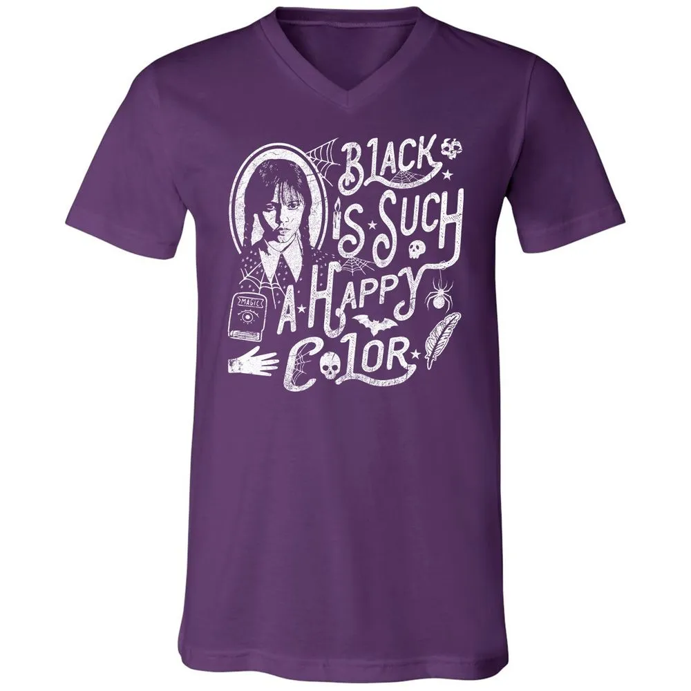 Unisex V-Neck T-Shirt - KCTQV6B5 - Team Purple - 9