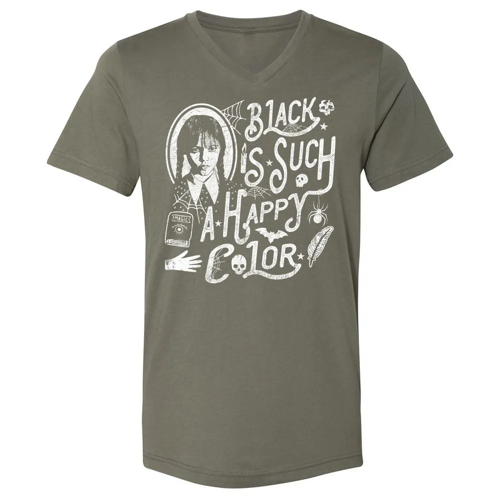 Unisex V-Neck T-Shirt - KCTQV6B5 - Military Green - 10