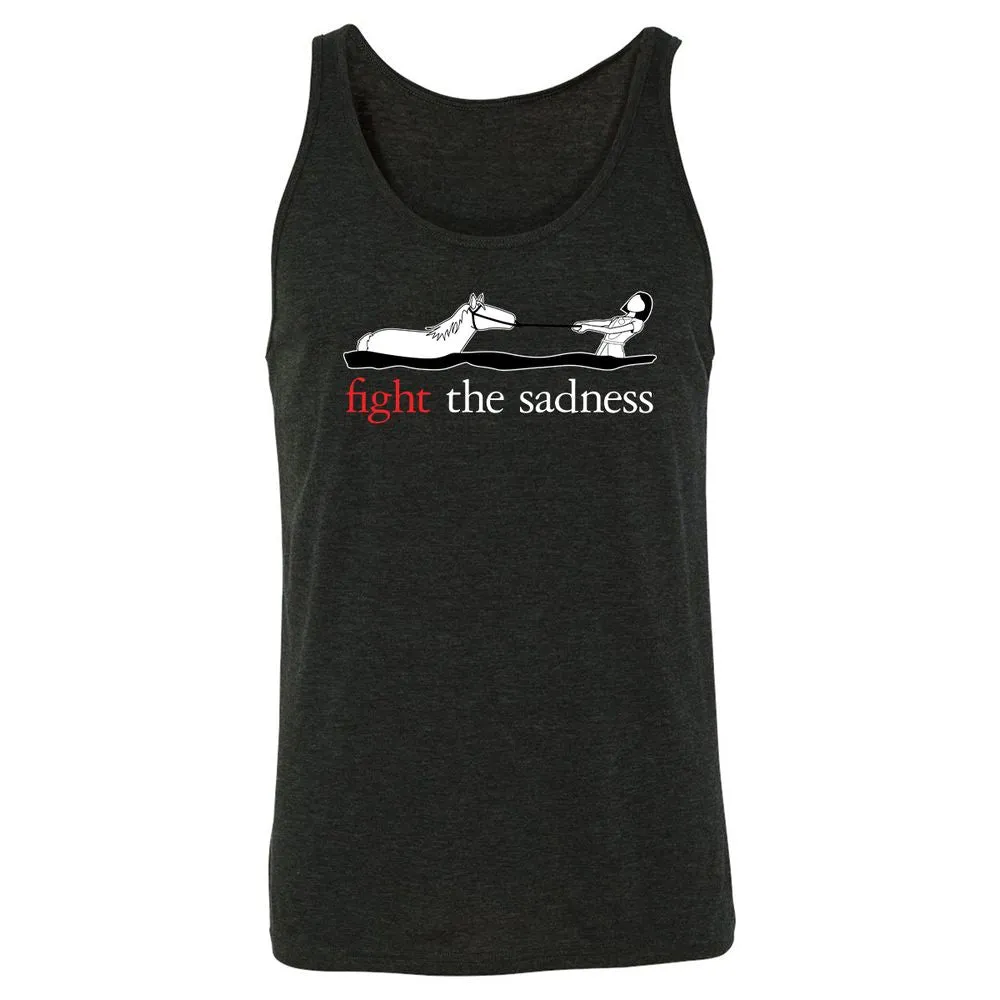 Unisex Jersey Tank - D9SRMH8J - Charcoal Black Triblend - 5