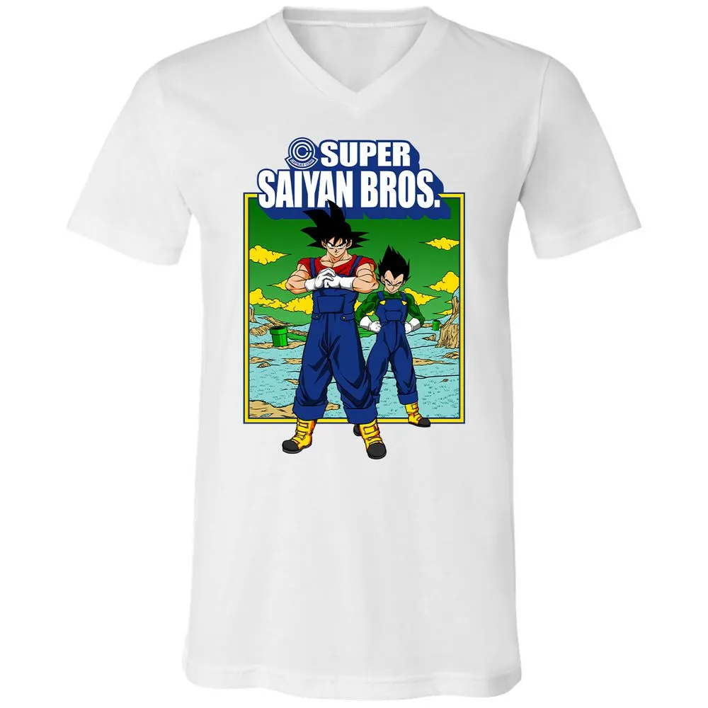Unisex V-Neck T-Shirt - L17QRFBA - White - 5