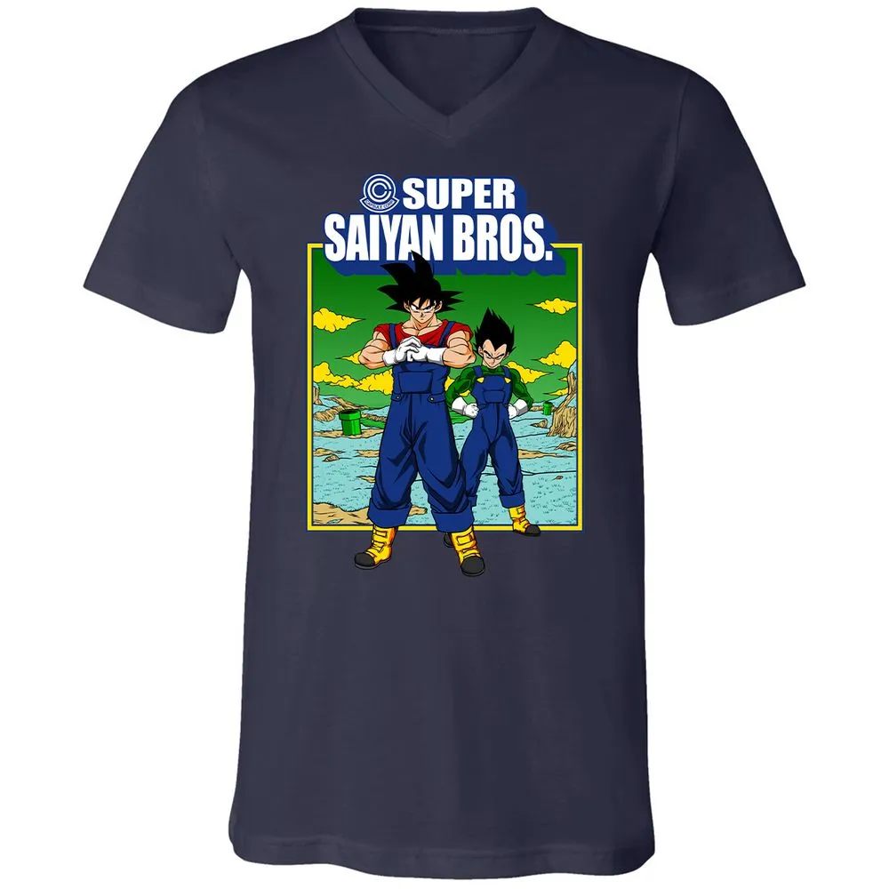 Unisex V-Neck T-Shirt - L17QRFBA - Navy - 2