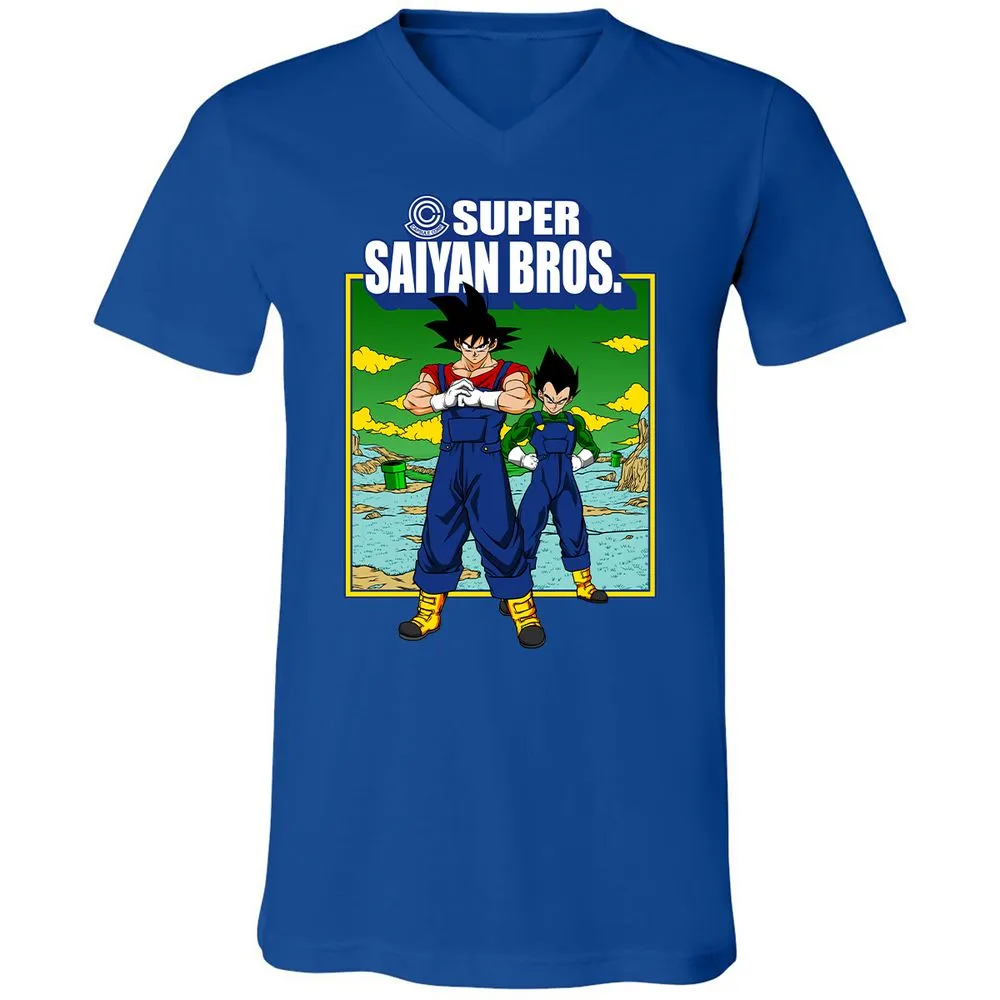 Unisex V-Neck T-Shirt - L17QRFBA - True Royal - 4