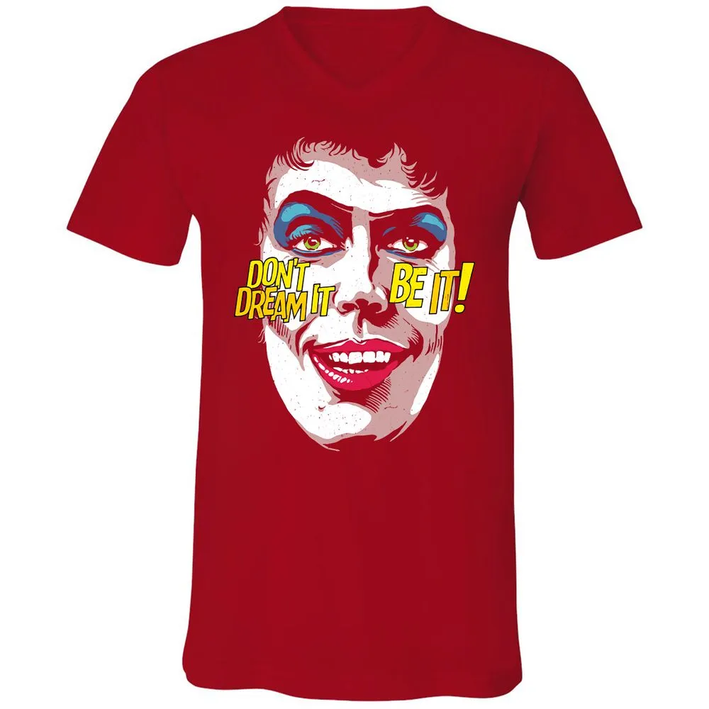 Unisex V-Neck T-Shirt - A9HUUPB7 - Red - 3