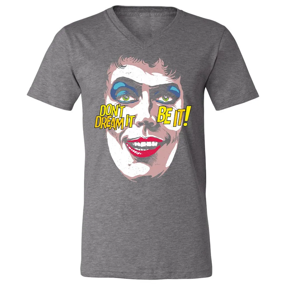 Unisex V-Neck T-Shirt - A9HUUPB7 - Deep Heather - 13