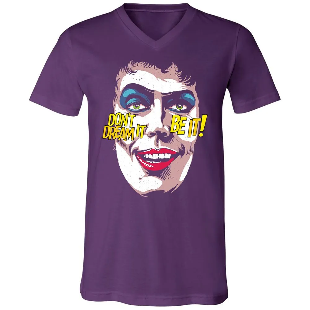 Unisex V-Neck T-Shirt - A9HUUPB7 - Team Purple - 9