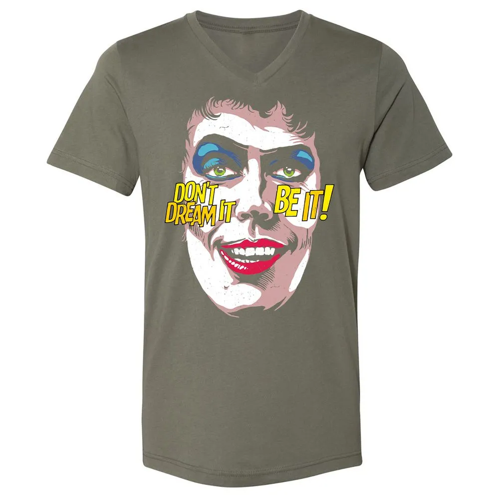 Unisex V-Neck T-Shirt - A9HUUPB7 - Military Green - 10
