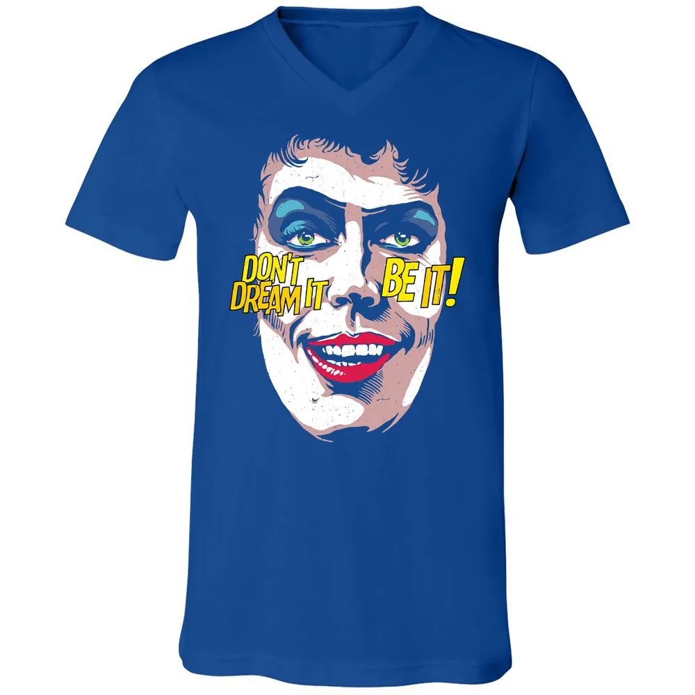 Unisex V-Neck T-Shirt - A9HUUPB7 - True Royal - 4