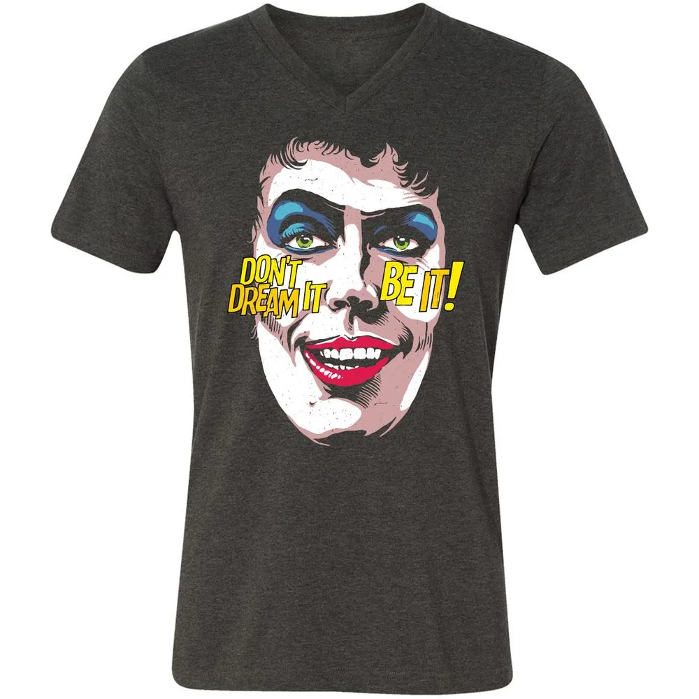 Unisex V-Neck T-Shirt - A9HUUPB7 - Dark Grey Heather - 8