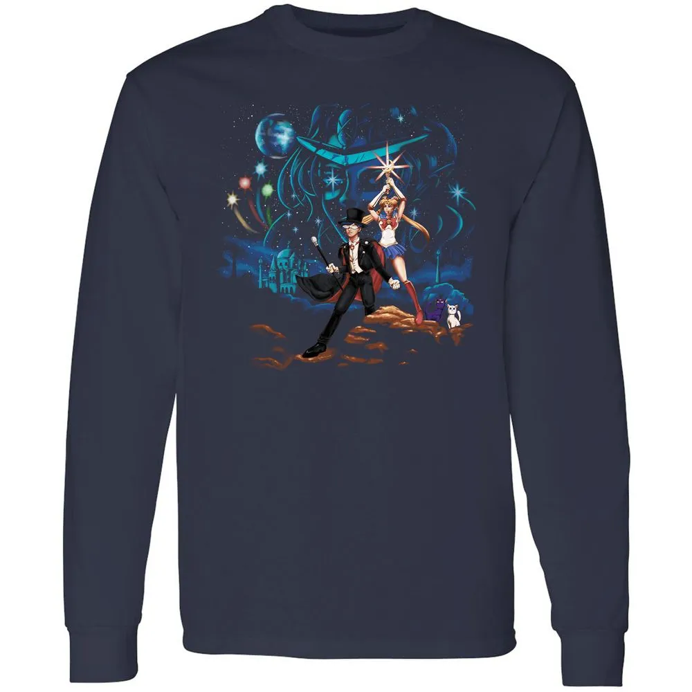 Long Sleeve T-Shirt - CRV834QB - Navy - 2