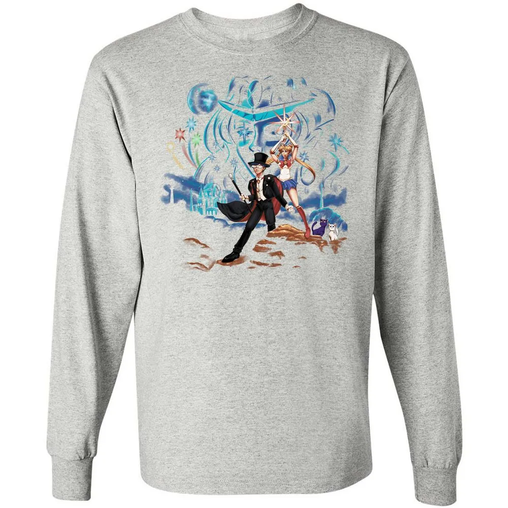 Long Sleeve T-Shirt - CRV834QB - Ash - 7