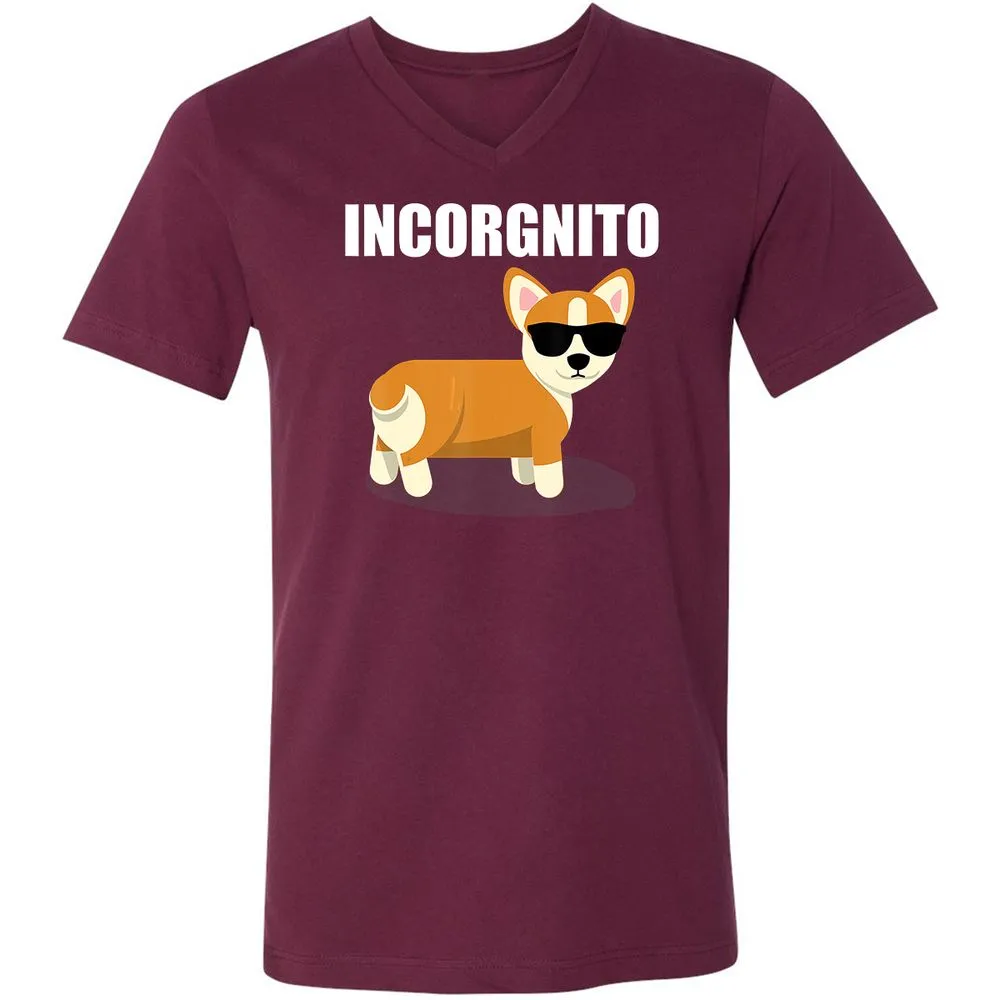 Unisex V-Neck T-Shirt - T2SNB3YT - Maroon - 6