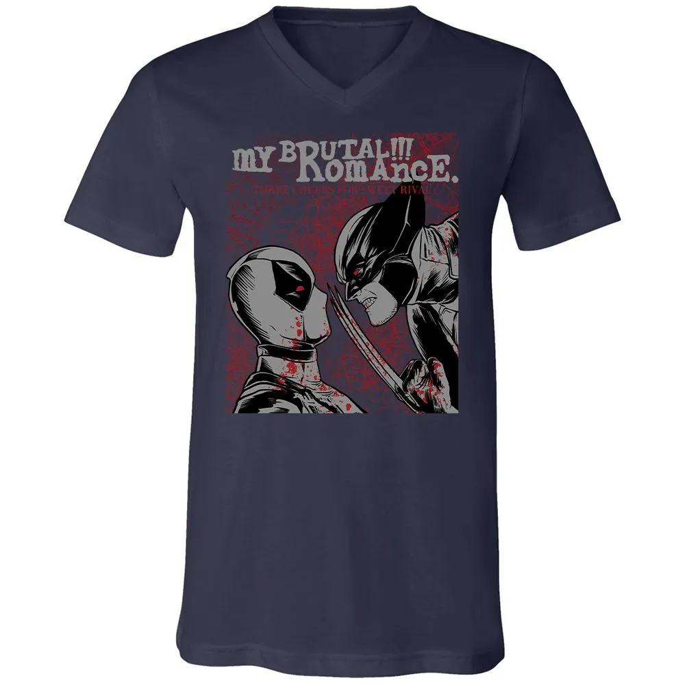 Unisex V-Neck T-Shirt - GG1T42LL - Navy - 2