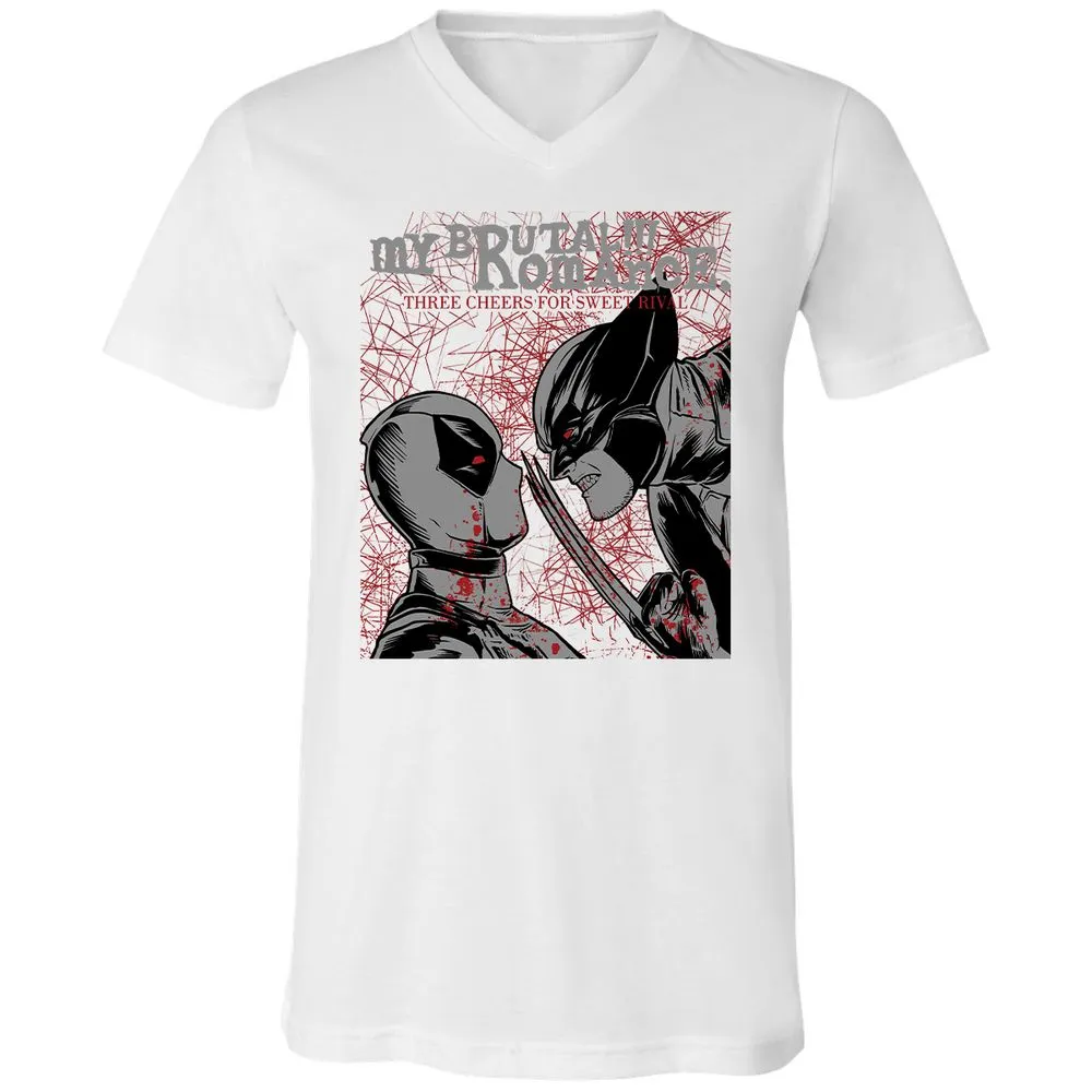 Unisex V-Neck T-Shirt - GG1T42LL - White - 5