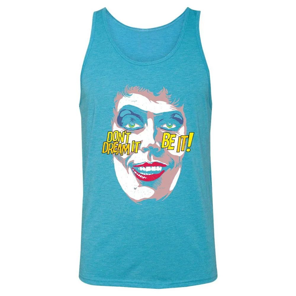 Unisex Jersey Tank - BVUUEZUH - Aqua Triblend - 3