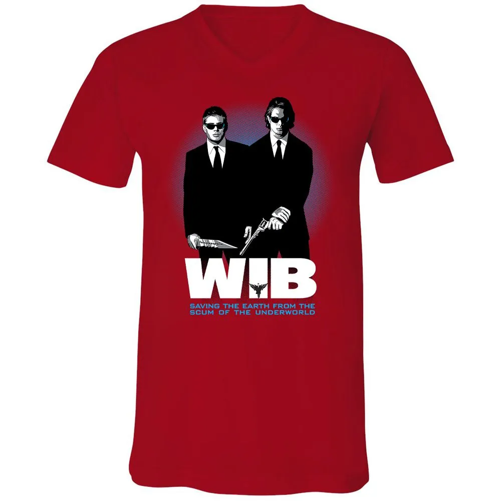 Unisex V-Neck T-Shirt - S97MDDT4 - Red - 3