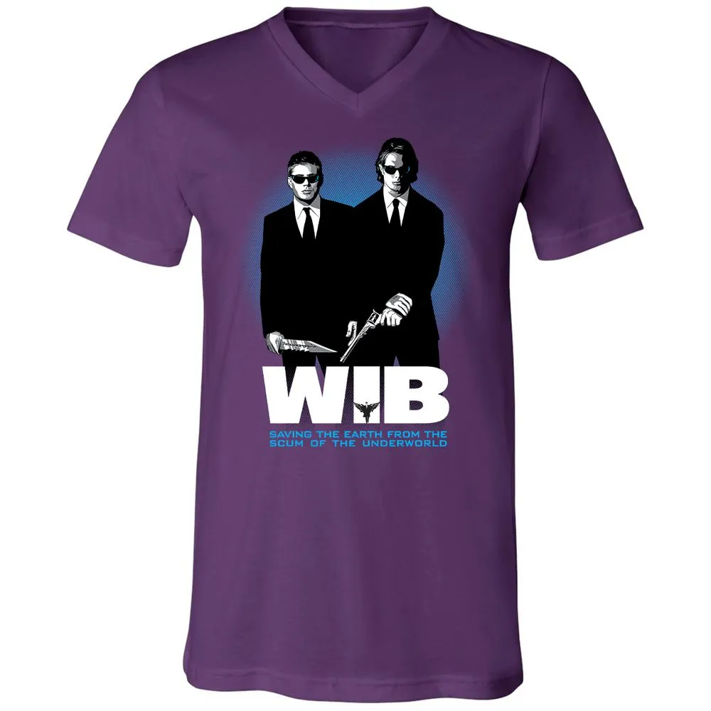 Unisex V-Neck T-Shirt - S97MDDT4 - Team Purple - 9