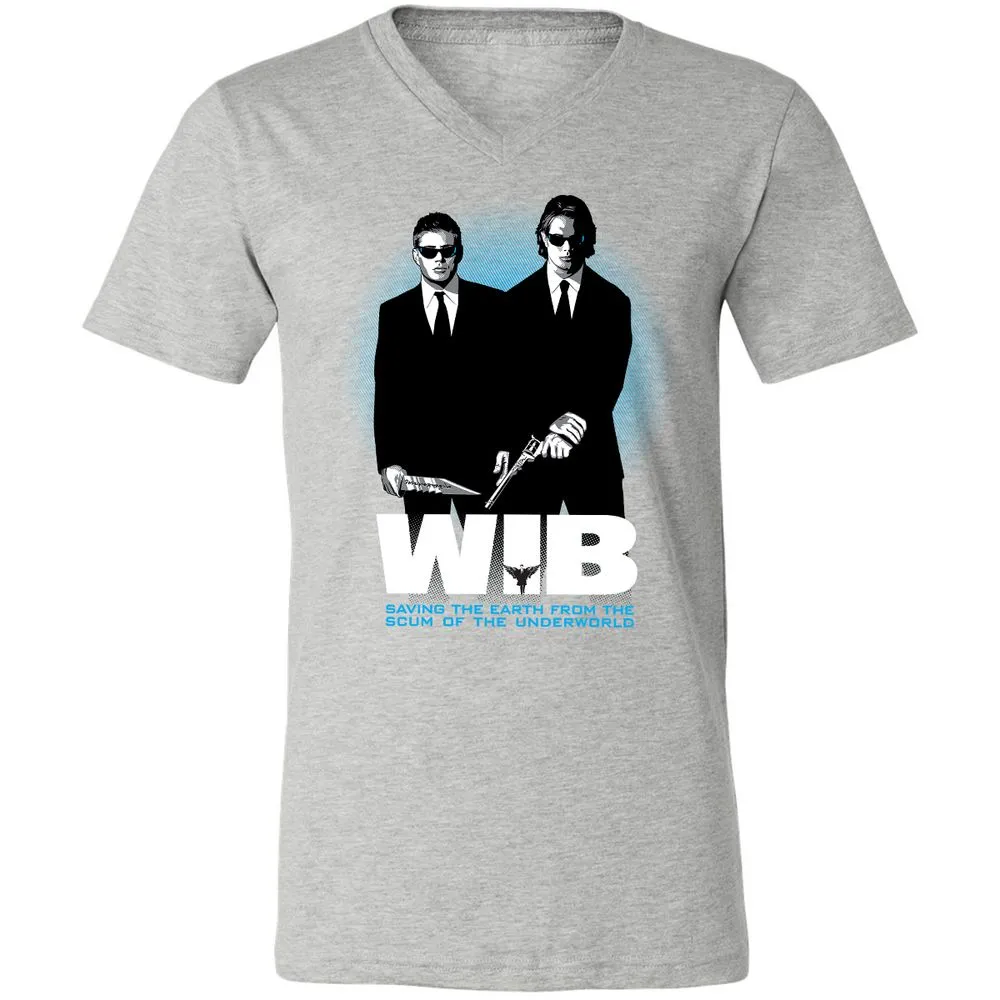 Unisex V-Neck T-Shirt - S97MDDT4 - Athletic Heather - 7