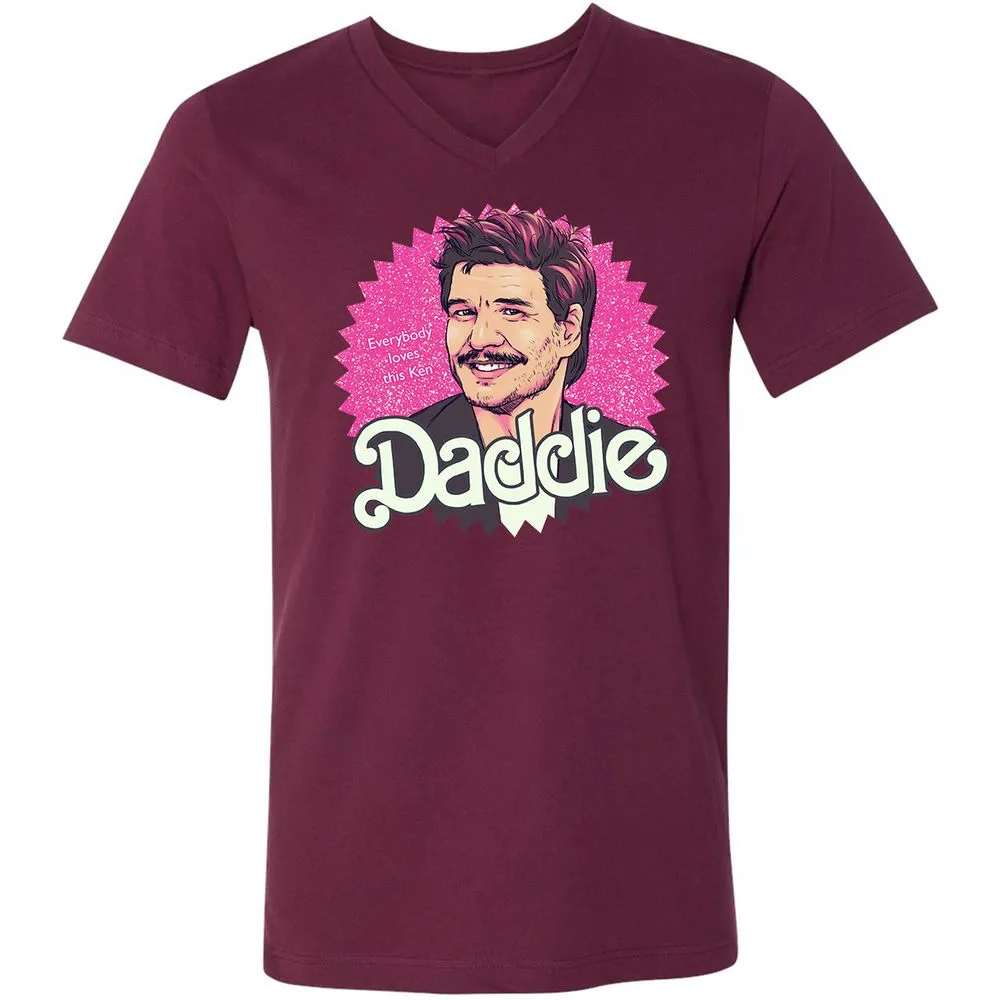 Unisex V-Neck T-Shirt - MCEWRUCV - Maroon - 6