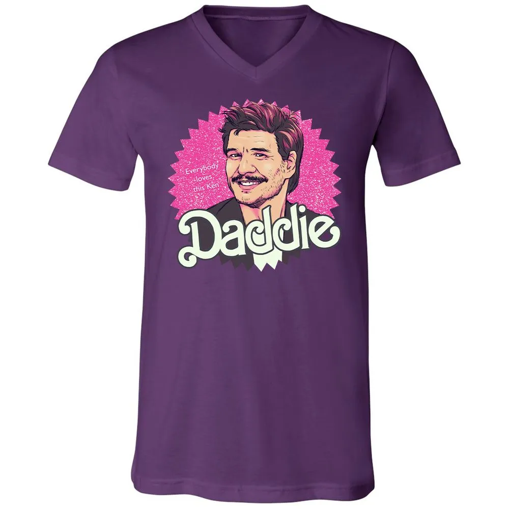 Unisex V-Neck T-Shirt - MCEWRUCV - Team Purple - 9