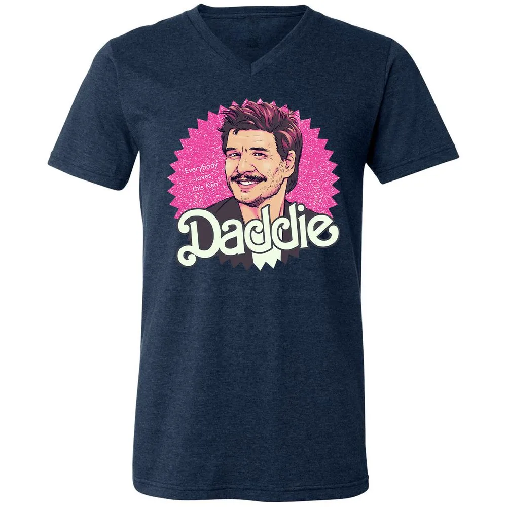 Unisex V-Neck T-Shirt - MCEWRUCV - Heather Navy - 15