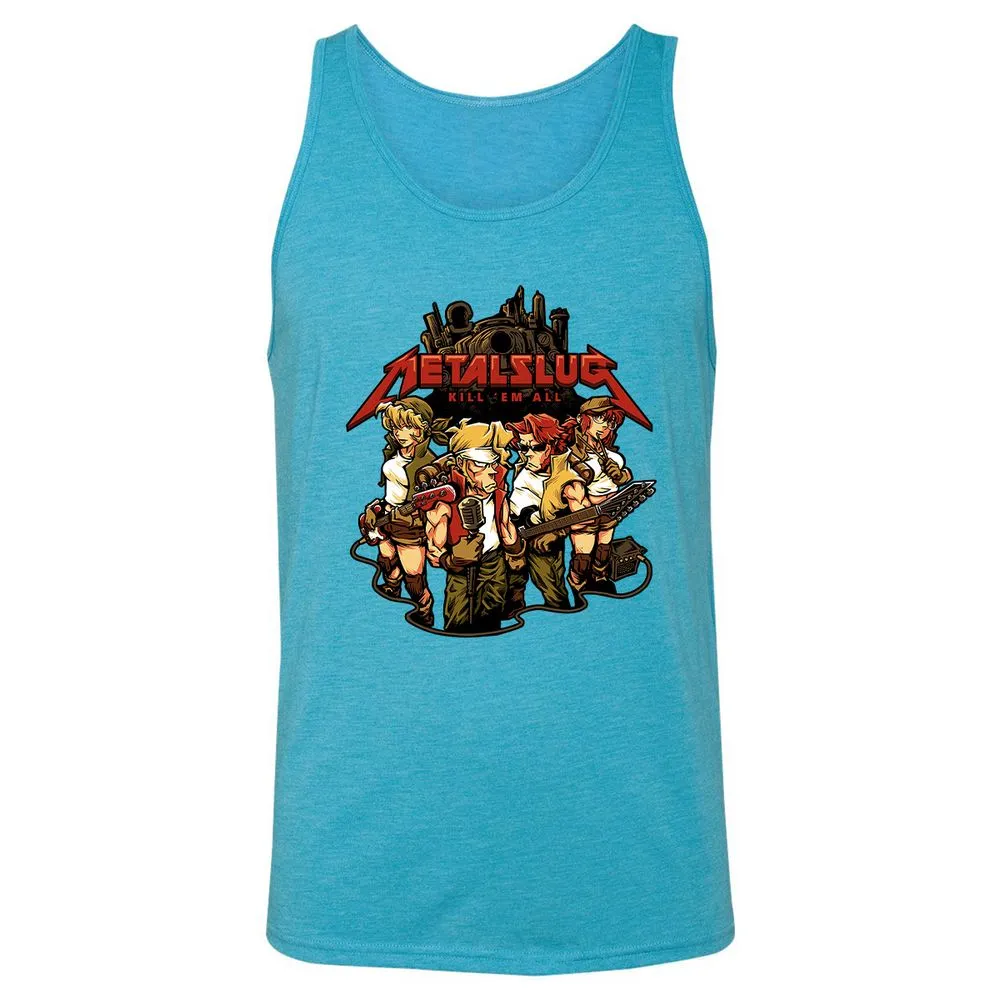 Unisex Jersey Tank - HRRZ4QGD - Aqua Triblend - 3