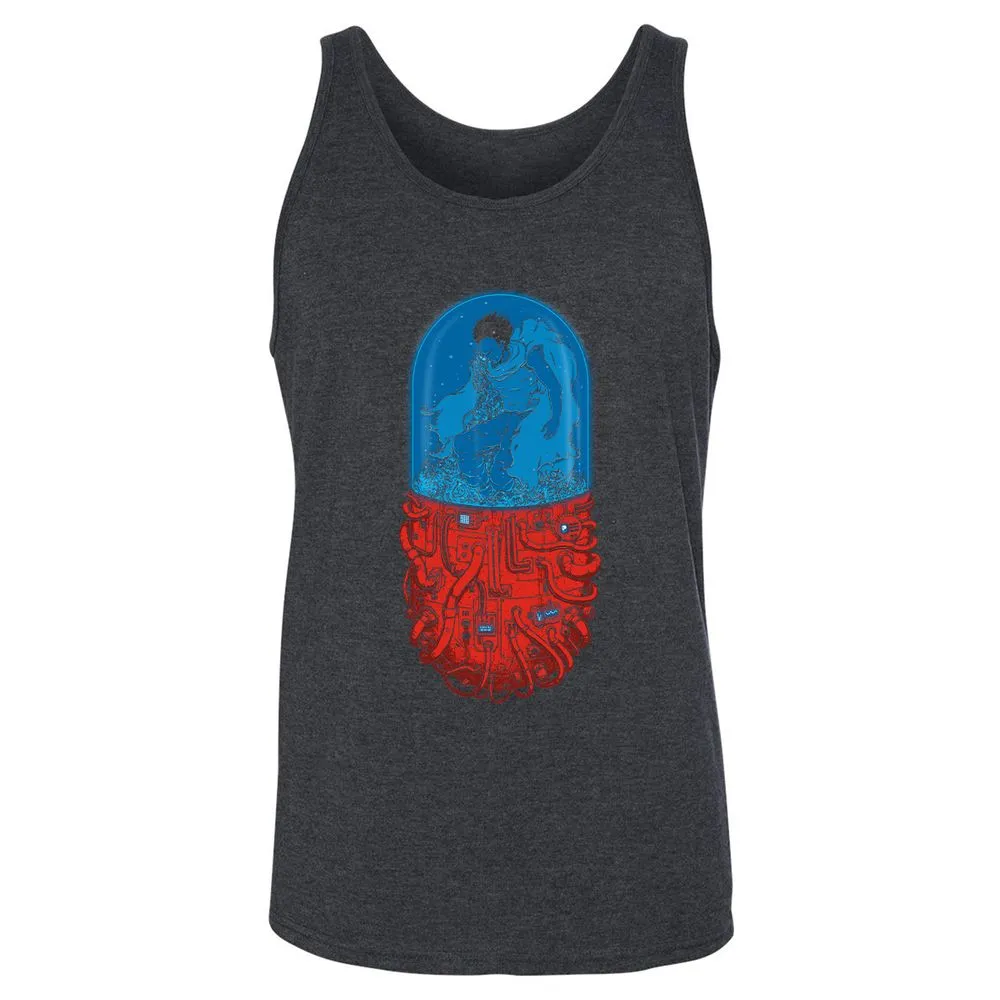 Unisex Jersey Tank - Z2N1Z2KW - Dark Grey Heather - 6