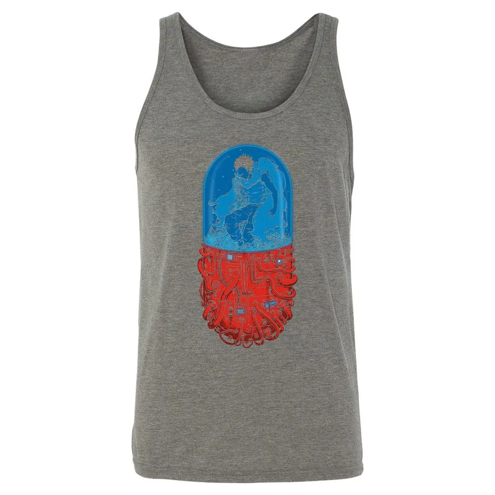 Unisex Jersey Tank - Z2N1Z2KW - Grey Triblend - 8