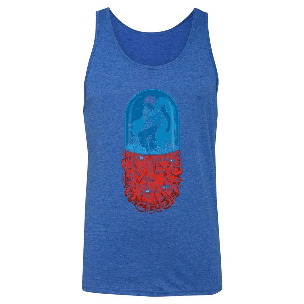 Unisex Jersey Tank - Z2N1Z2KW - True Royal Triblend - 12