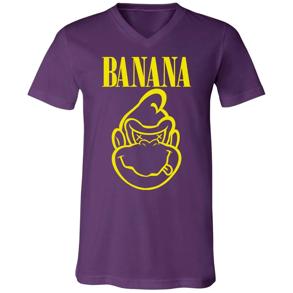 Unisex V-Neck T-Shirt - T8AWCFGJ - Team Purple - 9