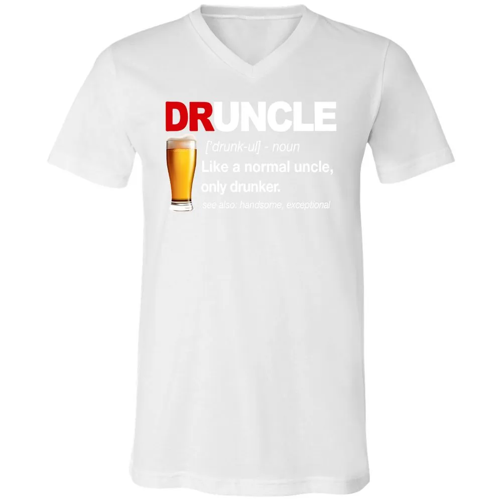 Unisex V-Neck T-Shirt - ALXRFY2L - White - 5