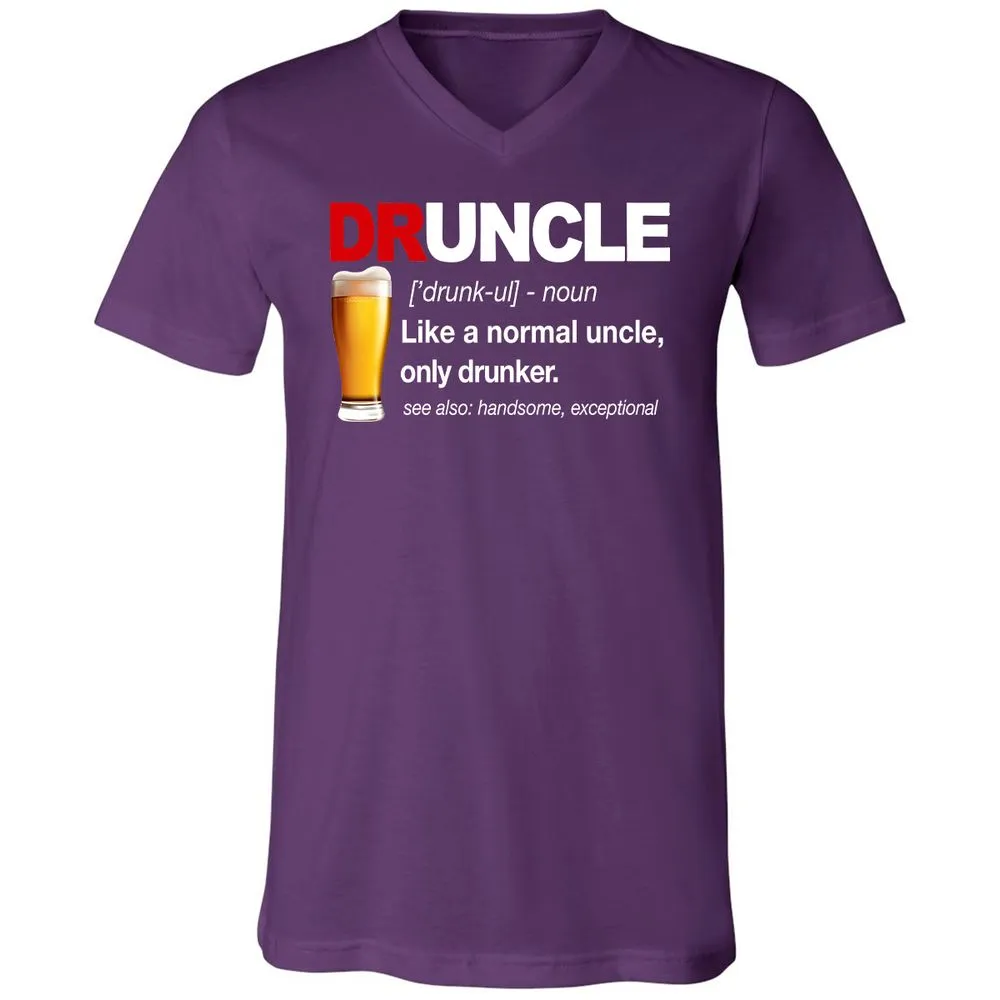 Unisex V-Neck T-Shirt - ALXRFY2L - Team Purple - 9