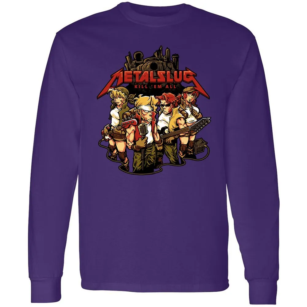 Long Sleeve T-Shirt - 8EK4W7KY - Purple - 13