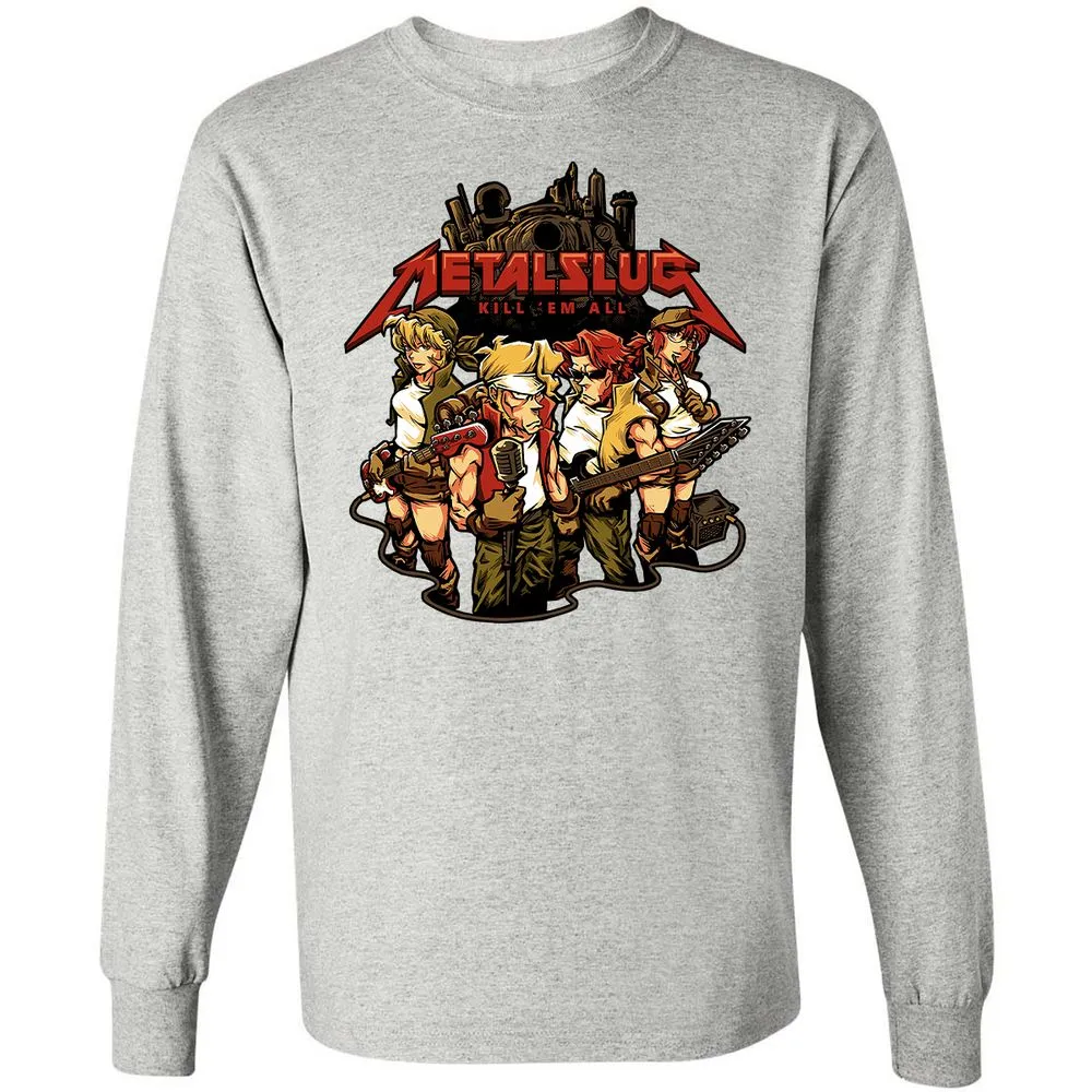 Long Sleeve T-Shirt - 8EK4W7KY - Ash - 7