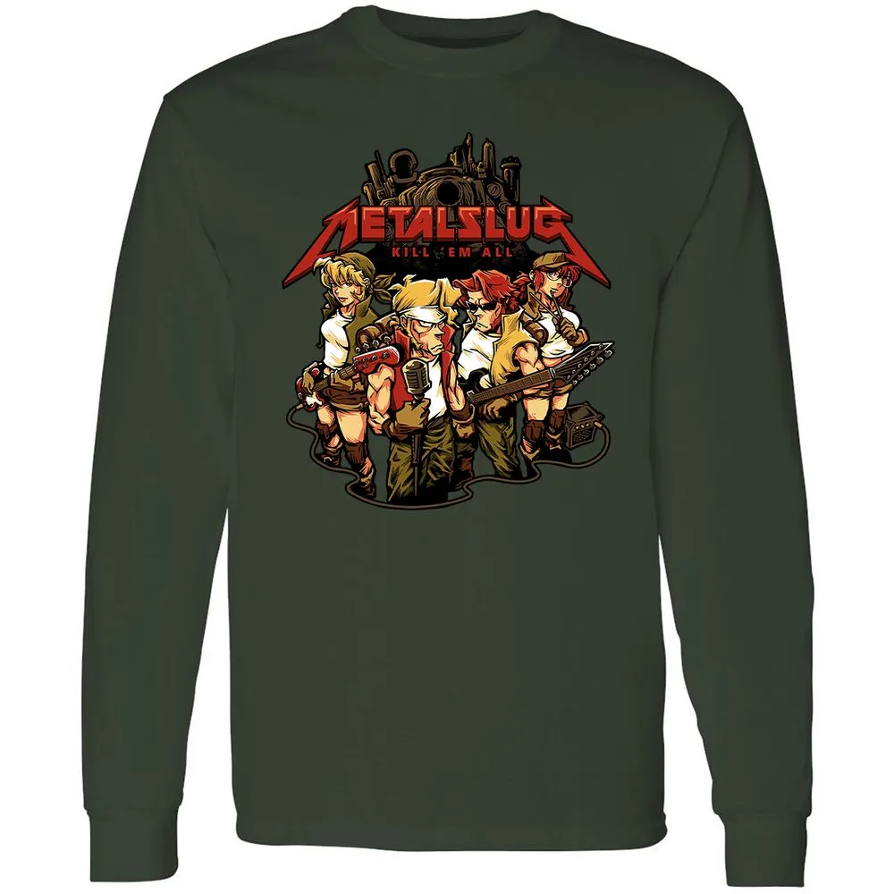 Long Sleeve T-Shirt - 8EK4W7KY - Forest Green - 4